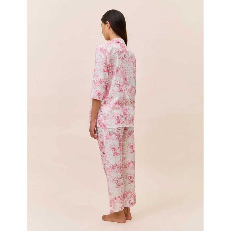 Papinelle Toile De Jouy Crop PJ Set image number 1